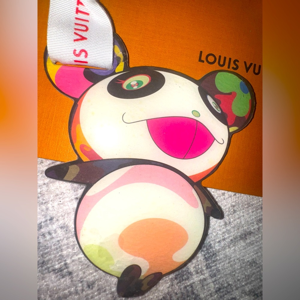 Louis Vuitton Murakami Panda Bag Charm Ornament 🌸 - Picture 3 of 5